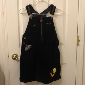Vintage Looney Tunes Overalls Dress